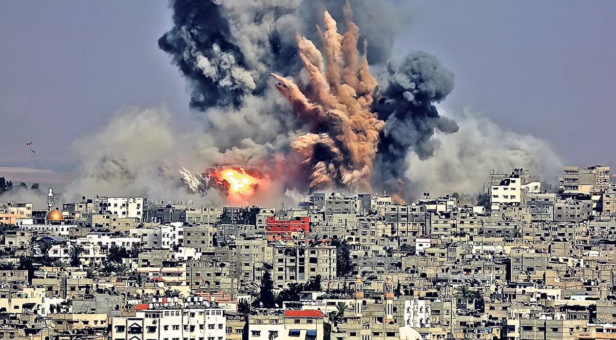 Au distrus un cartier din Gaza într-o oră