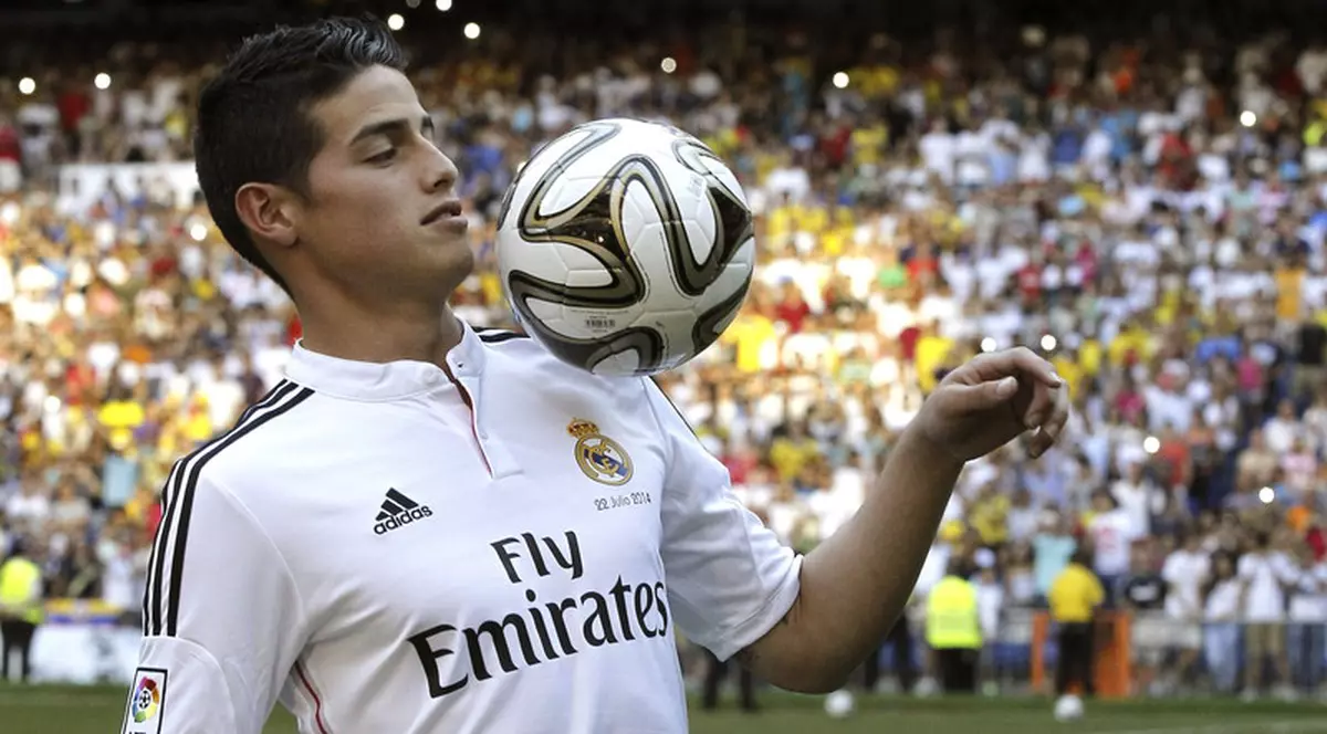 James Rodriguez a marcat primul gol pentru Real Madrid