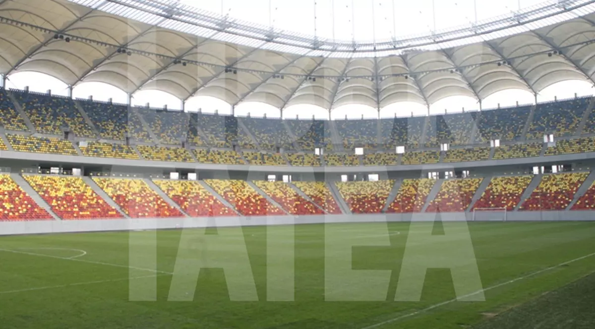 Ecran gigant pe Arena Națională, pentru vizionarea meciului tricolorilor din Grecia