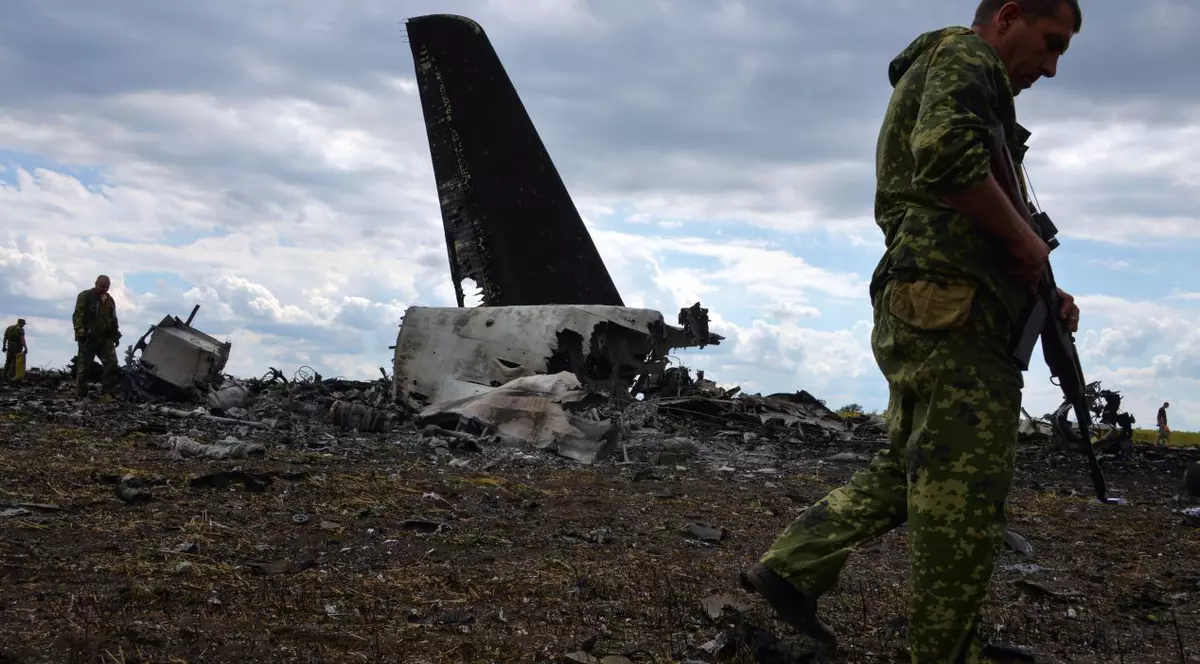 Avion militar ucrainean doborât de rebeli 