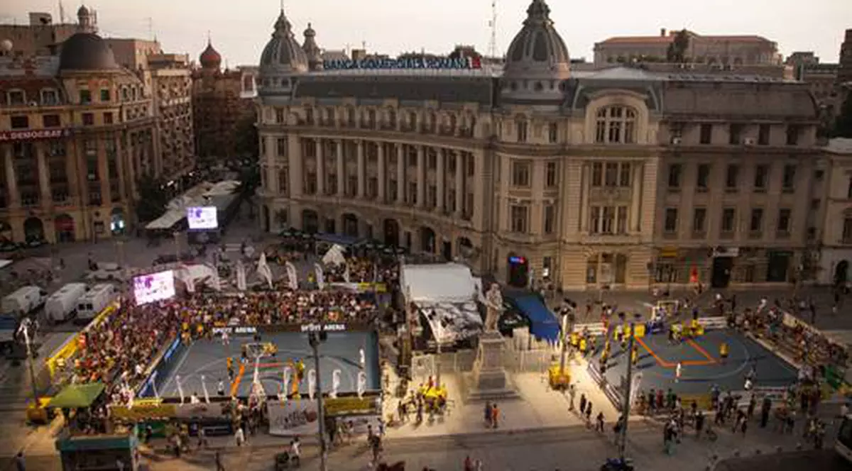 Crema baschetului 3x3 la Raiffeisen Bank Bucharest Challenger