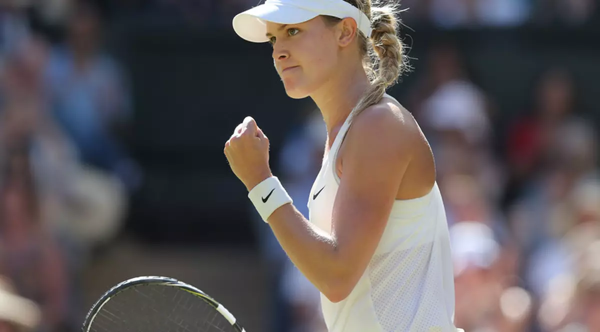 VIDEO / Eugenie Bouchard se distrează la antrenament pe seama antrenorului ei