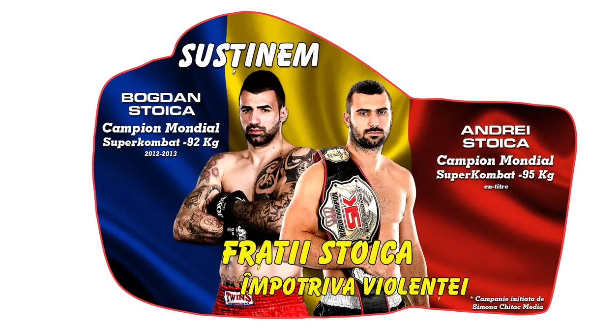 FRAȚII STOICA TRANSMIT MESAJE ÎMPOTRIVA VIOLENȚEI