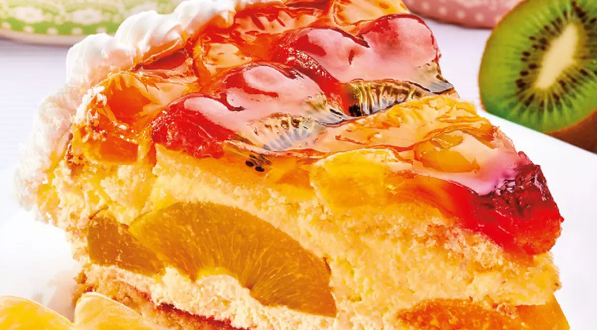 Tort cu smântână şi portocale