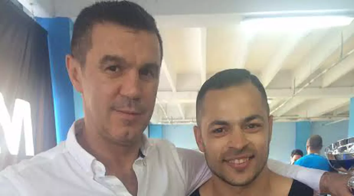 VIDEO/ Mihai Leu, arbitru la o gală de box pentru corporatiști!