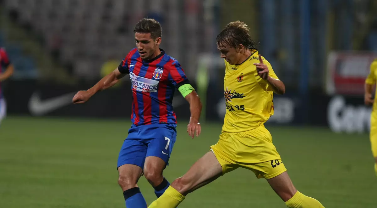 VIDEO / Liga I: Steaua - FC Brașov 2-0. Popa a deschis scorul după o fază comică