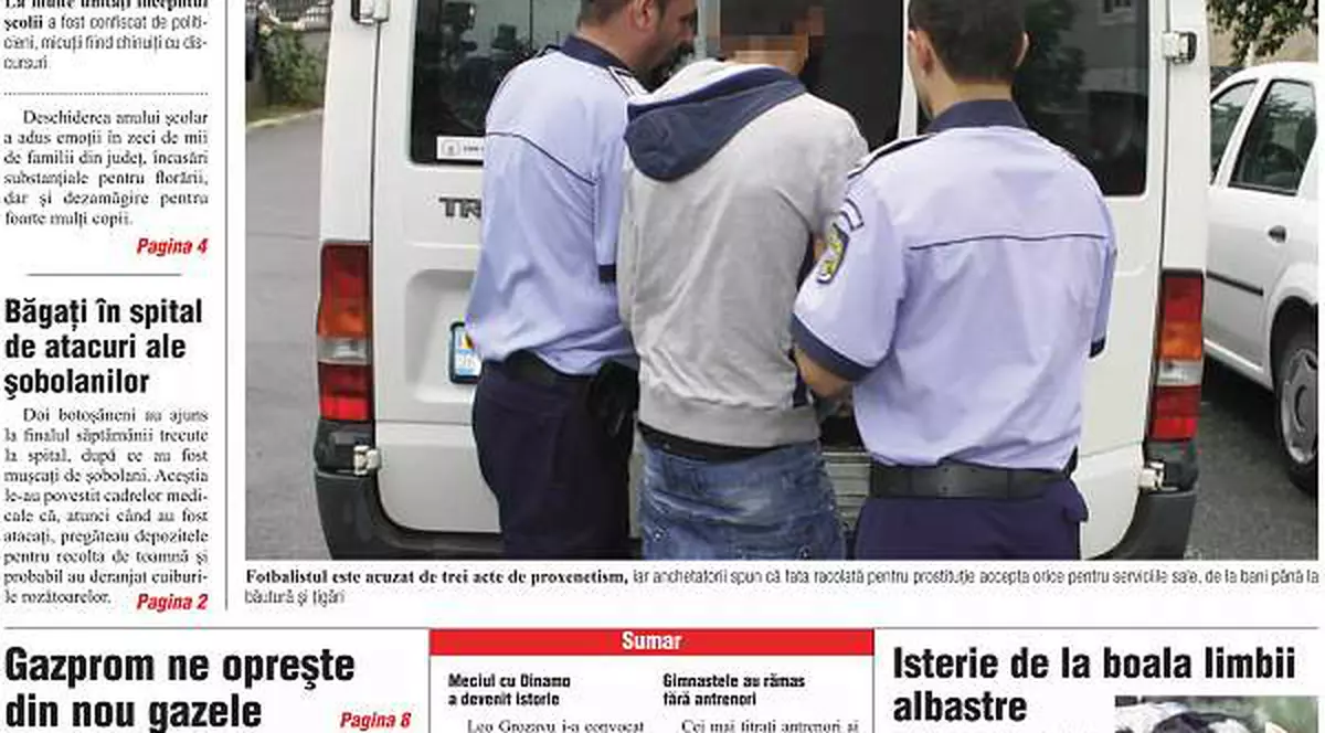 Bordel acasă la un fotbalist: Costel P., de la Șoimii Bălușeni, acuzat de proxenetism