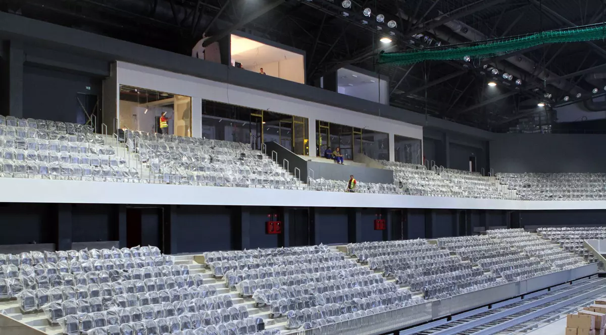 FOTO / Sala Polivalentă din Cluj, finalizată după patru ani