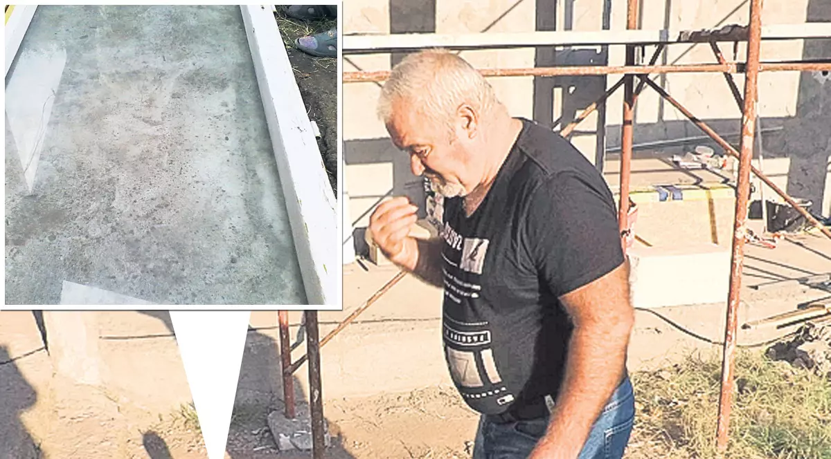 Toți localnicii din localitatea Odaia Manolache, Galaţi, se închină la betoane