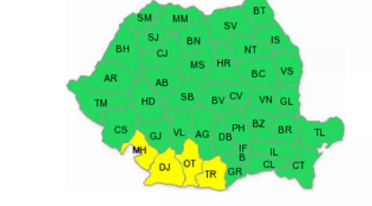 PLOI ÎNSEMNATE CANTITATIV MIERCURI ŞI JOI! Vezi zonele vizate