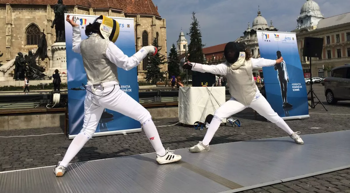 FOTO / Campionii scrimei românești au făcut spectacol la Cluj-Napoca!