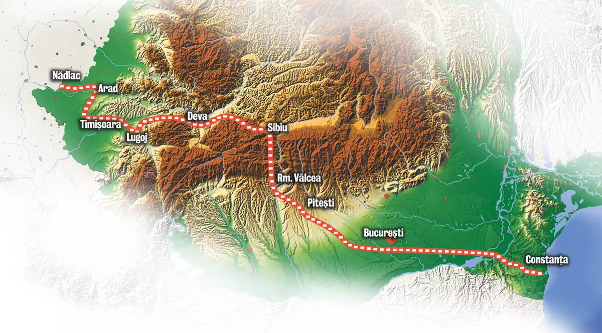 REPORTAJ: 900 de kilometri de la Nădlac la Constanţa, în 14 ore