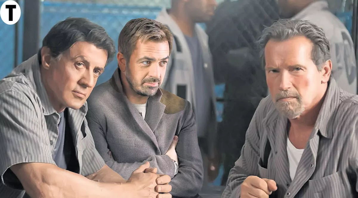 Sly și Arnie au oprit muzica | Filmul cu mușchi bate show-ul de dans