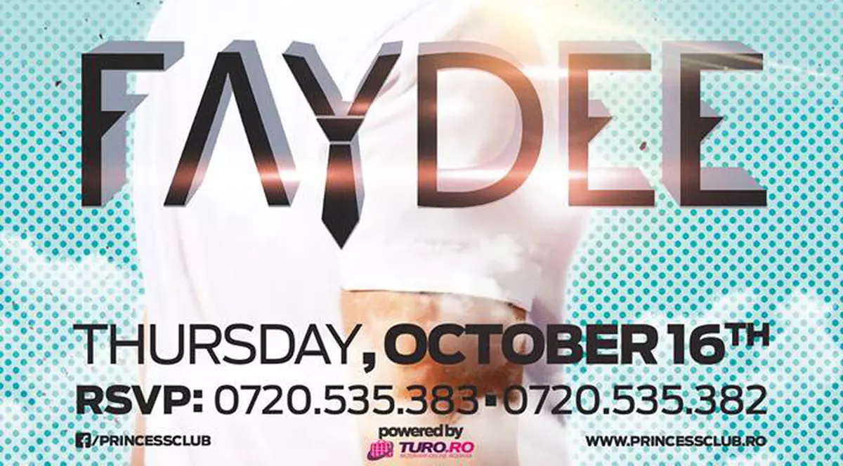 Faydee, CONCERT ÎN ROMÂNIA! Uite unde va cânta artistul
