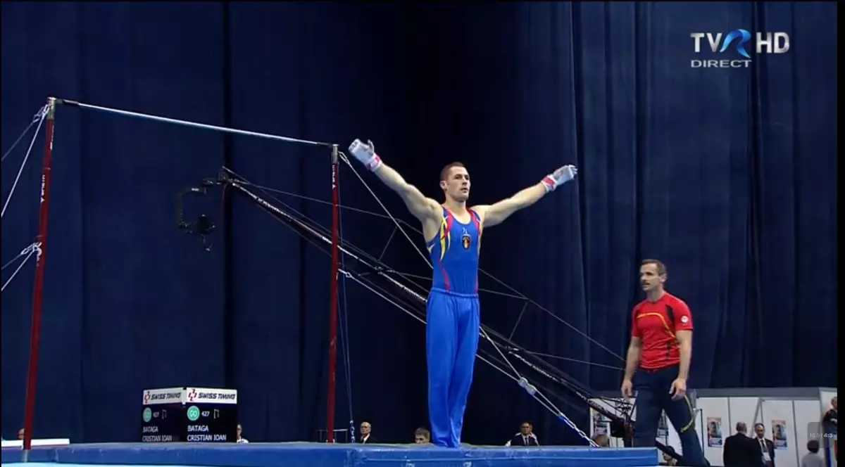  Cum s-a descurcat Cristian Băţagă, în finala CM de gimnastică