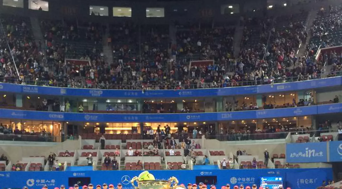 Maria Şarapova a sărbătorit într-un mod inedit victoria din China