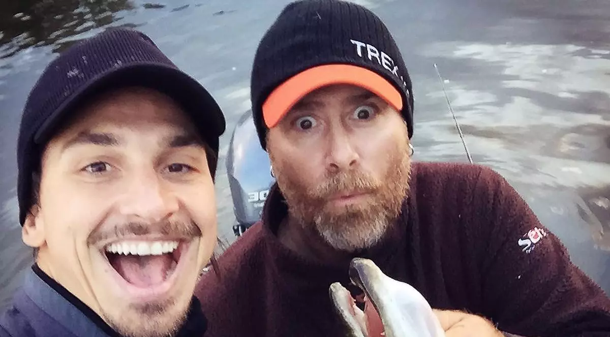 ”Răpitorul” Zlatan! Ibrahimovici este un împătimit al pescuitului