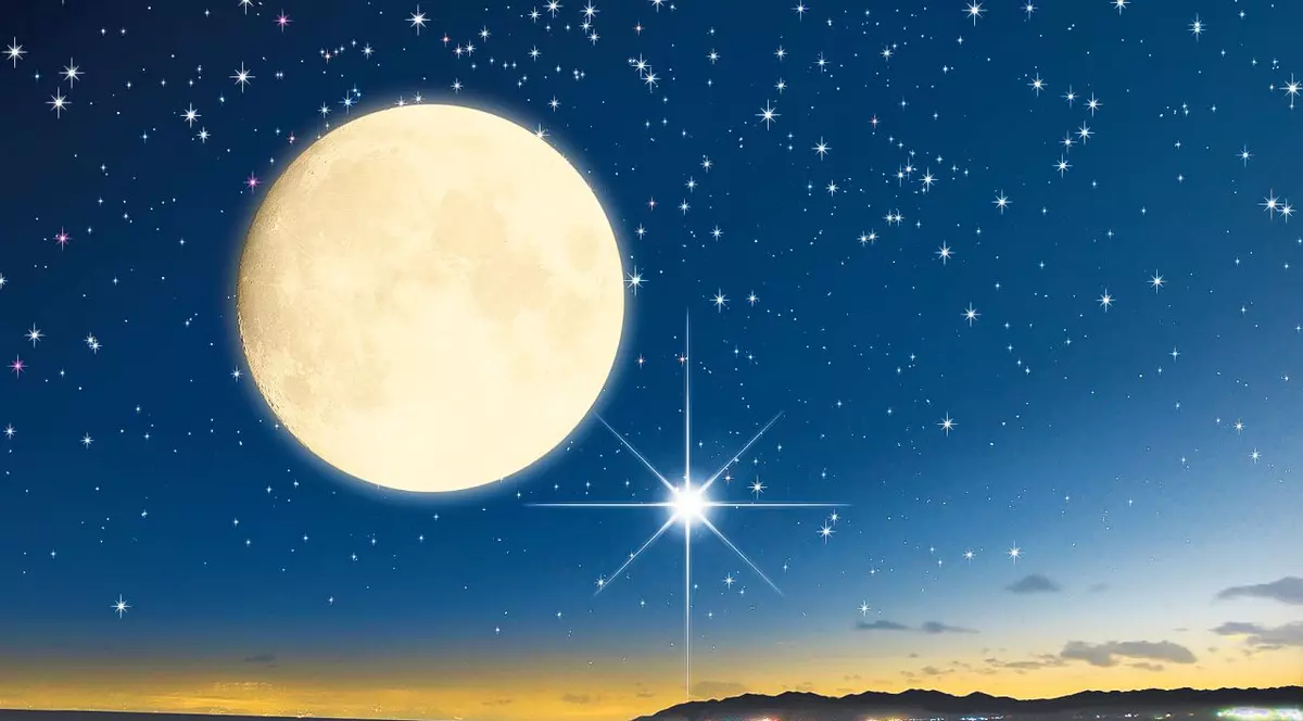 Nu este OZN, e Uranus! Fenomen astronomic foarte rar, în această noapte cu lună plină