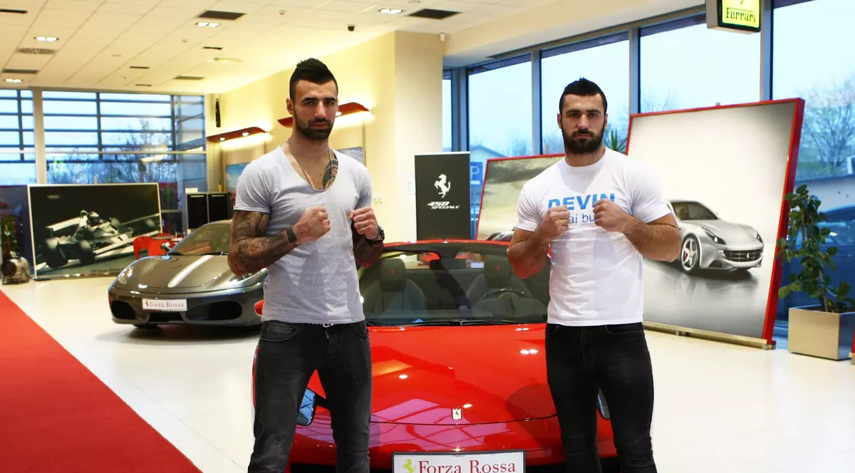 GALERIE FOTO / Fraţii Stoica s-au pregătit pentru gala de la Monza testând un Ferrari
