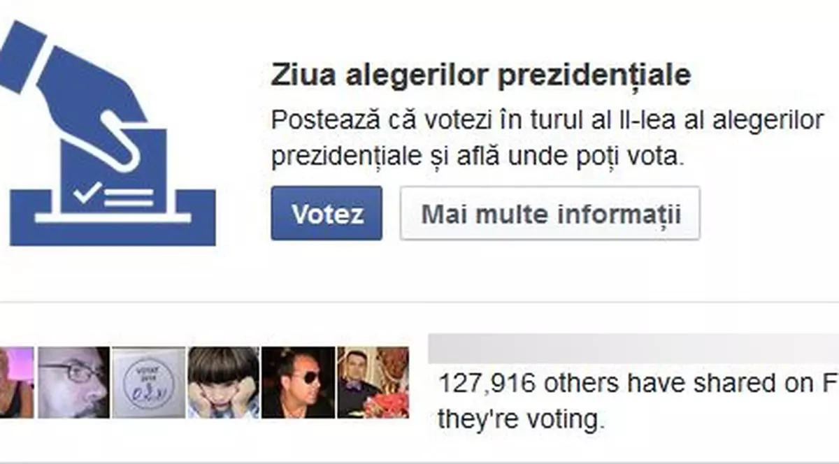 ALEGERI PREZIDENȚIALE 2014. Facebook FACE SONDAJ printre ALEGĂTORI