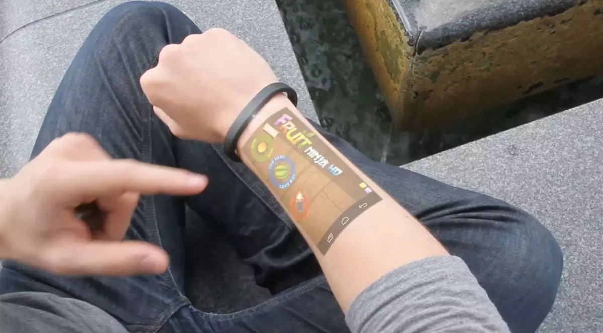 Gadgetul care îţi transformă pielea într-un touchscreen | VIDEO