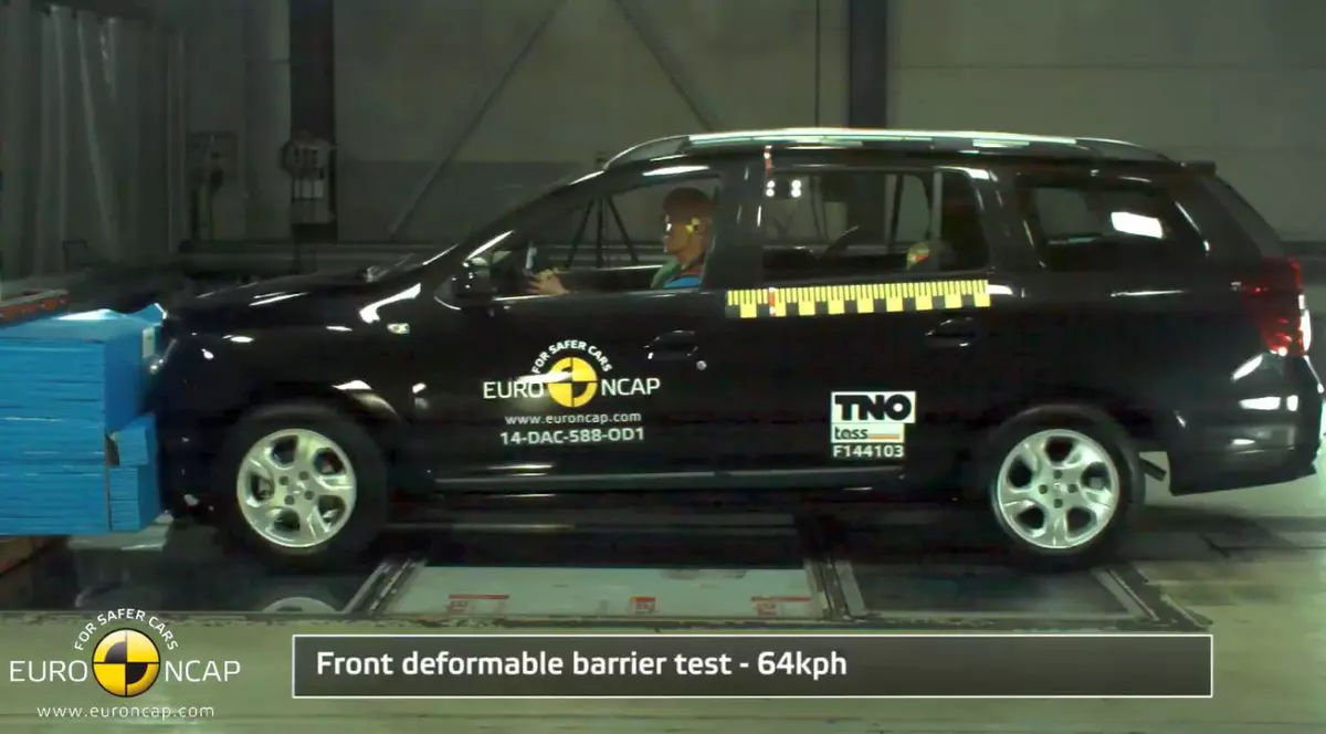 Dacia Logan MCV, testată de EURO NCAP! Cum s-a comportat la testul de impact | VIDEO