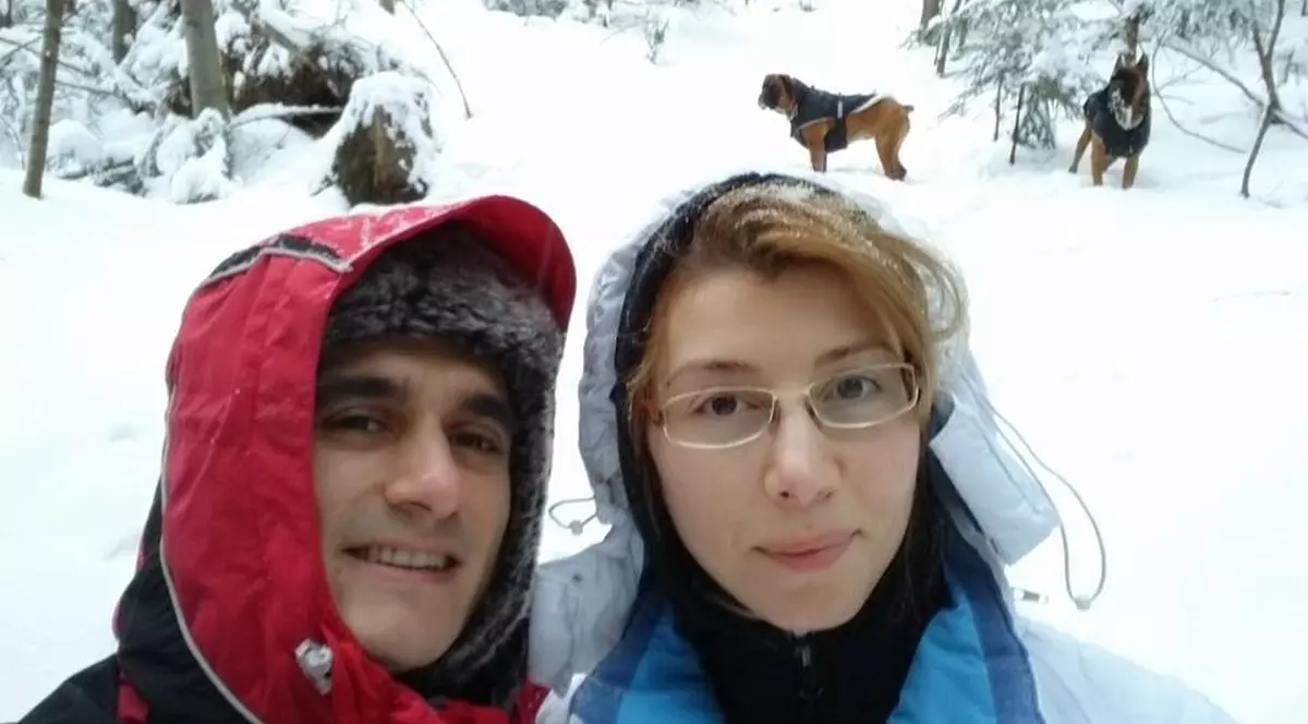 De Crăciun, Corina şi Marian Drăgulescu au petrecut la Azuga!