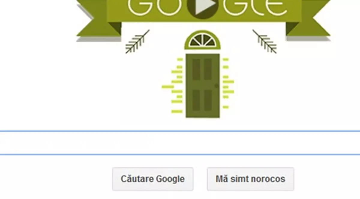 GOOGLE le urează ”Crăciun fericit” utilizatorilor săi cu un LOGO MUZICAL