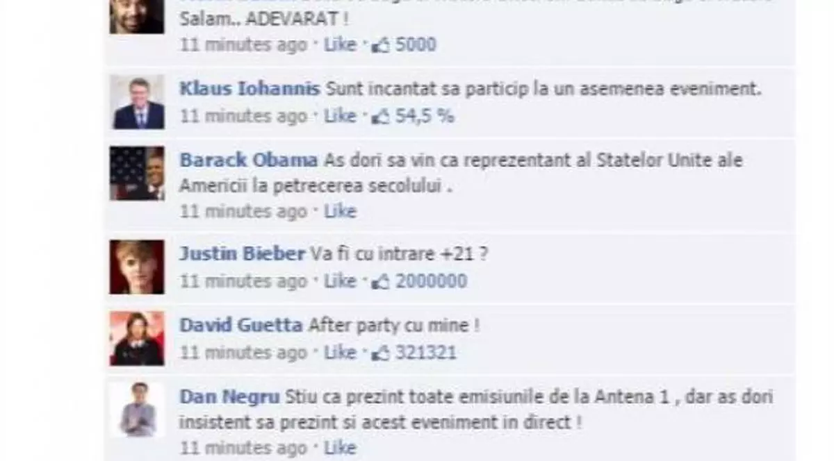 Justin Bieber și Iohannis vor să vină și ei la ziua IZABELLEI