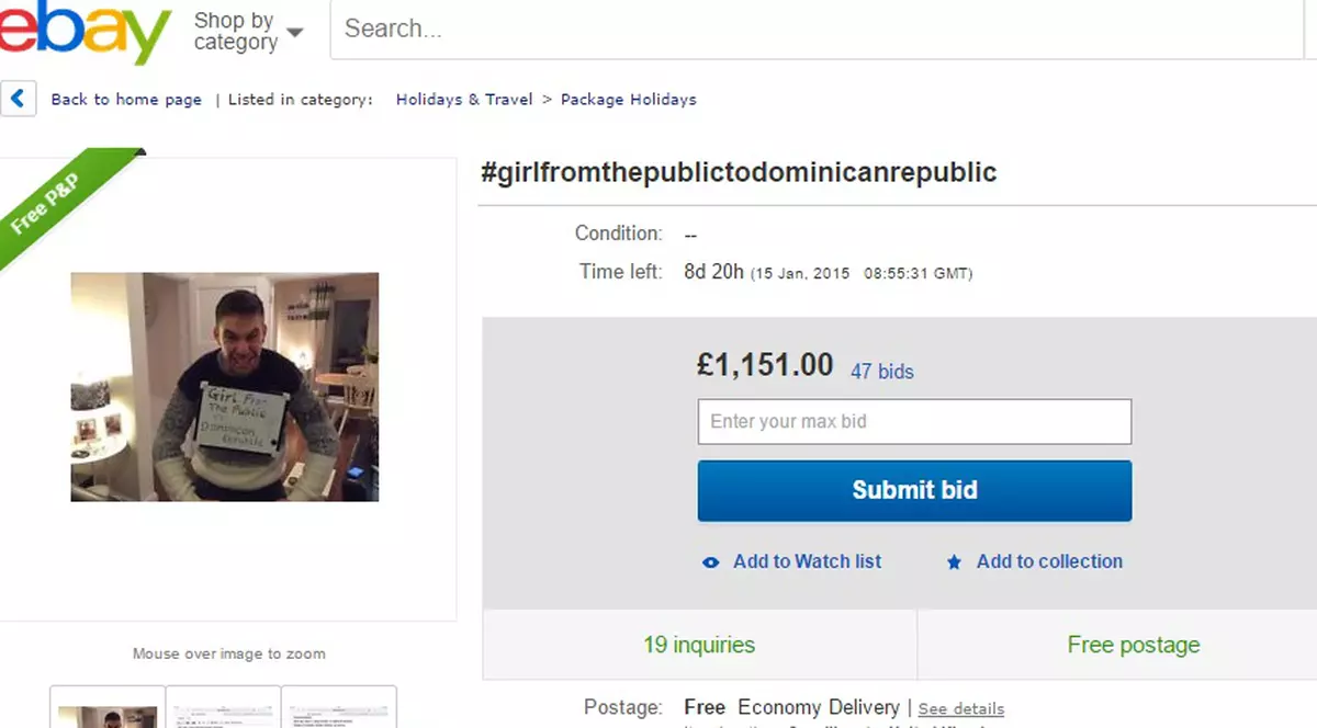 Părăsit de logodnică, își caută pe eBay parteneră pentru luna de miere