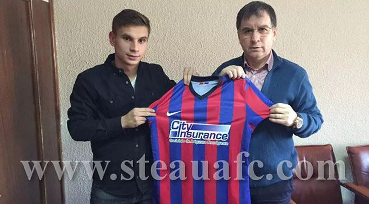 Prima declarație a lui Enceanu în tricoul Stelei: "Sper să nu dezamăgesc"