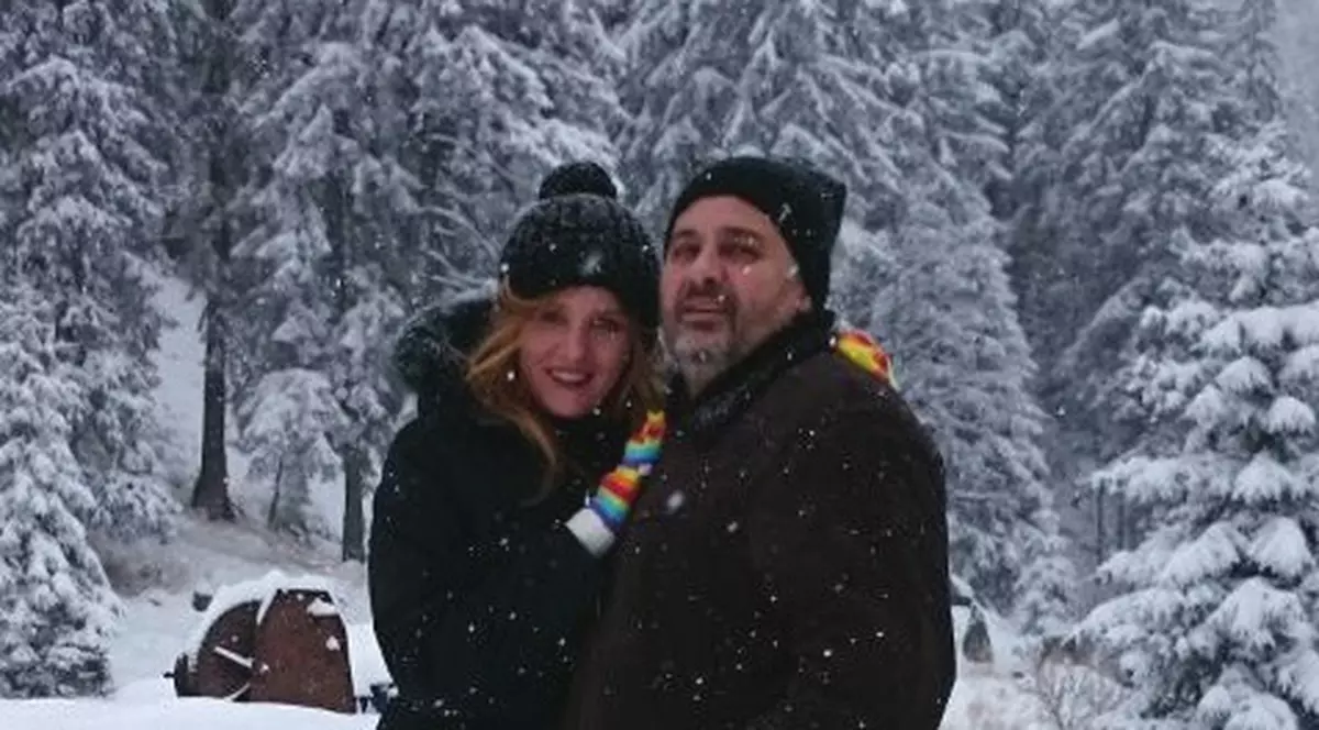 Ioana Maria Moldovan și-a serbat onomastica împreună cu tatăl ei, în Hotelul de Gheață de la Bâlea Lac | FOTO