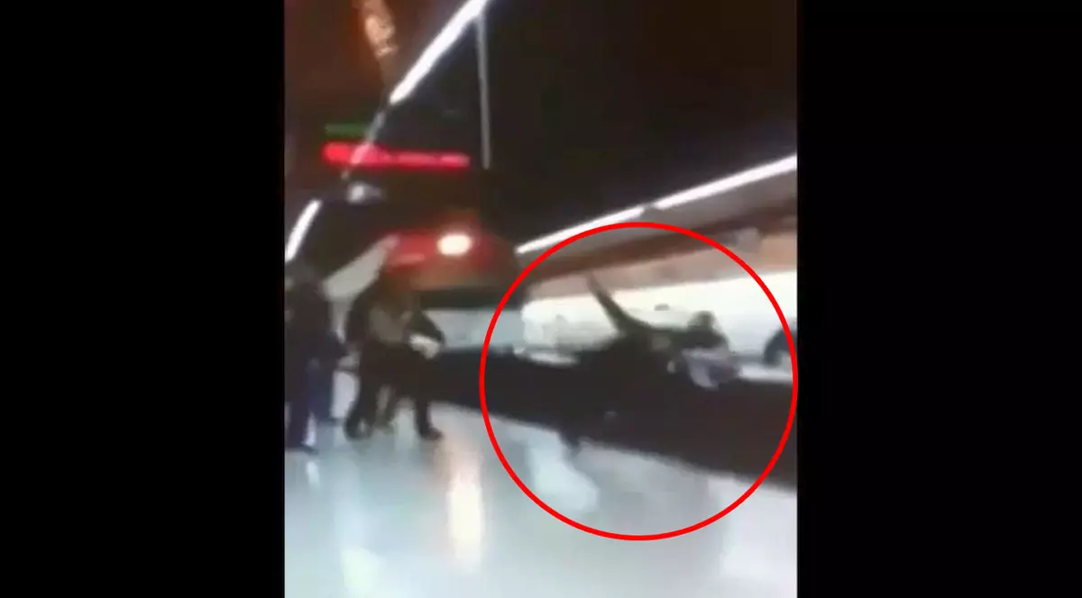 Poliţist spaniol aruncat în faţa metroului! VIDEO ŞOCANT