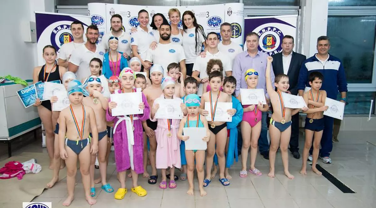 Cupa Poliției, la prima desfășurare! Micii înotători fac performanță la clubul Olimpia din București