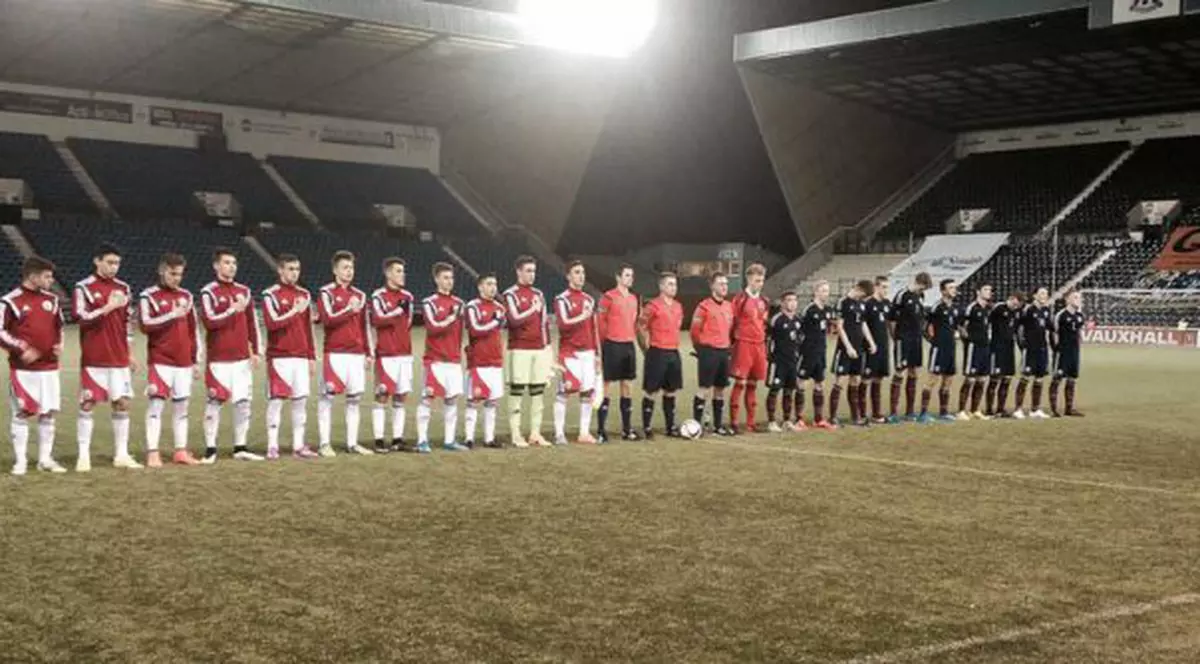 România U17 a pierdut primul amical cu Scoția