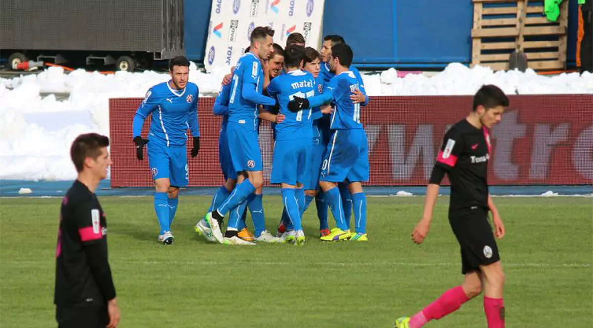 Mățel a fost integralist în primul meci al echipei Dinamo Zagreb din 2015