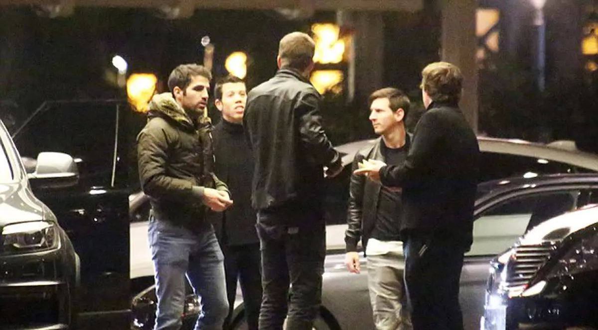 Lionel Messi a ”sărbătorit” înfrângerea cu Malaga în cazino