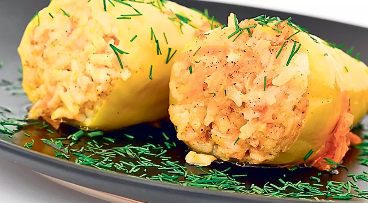 Reţeta de post a zilei - Ardei umpluţi cu orez