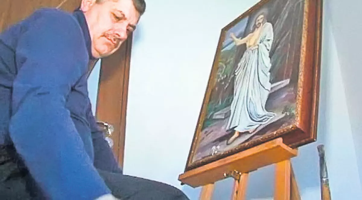 Poliţistul superpictor | Operele realizate de un comisar-șef din Bistrița, apreciate peste Ocean