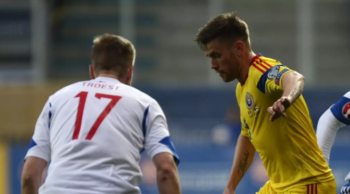 Mihai Pintilii, aici în tricoul echipei naționale, abia așteaptă să revină pe teren