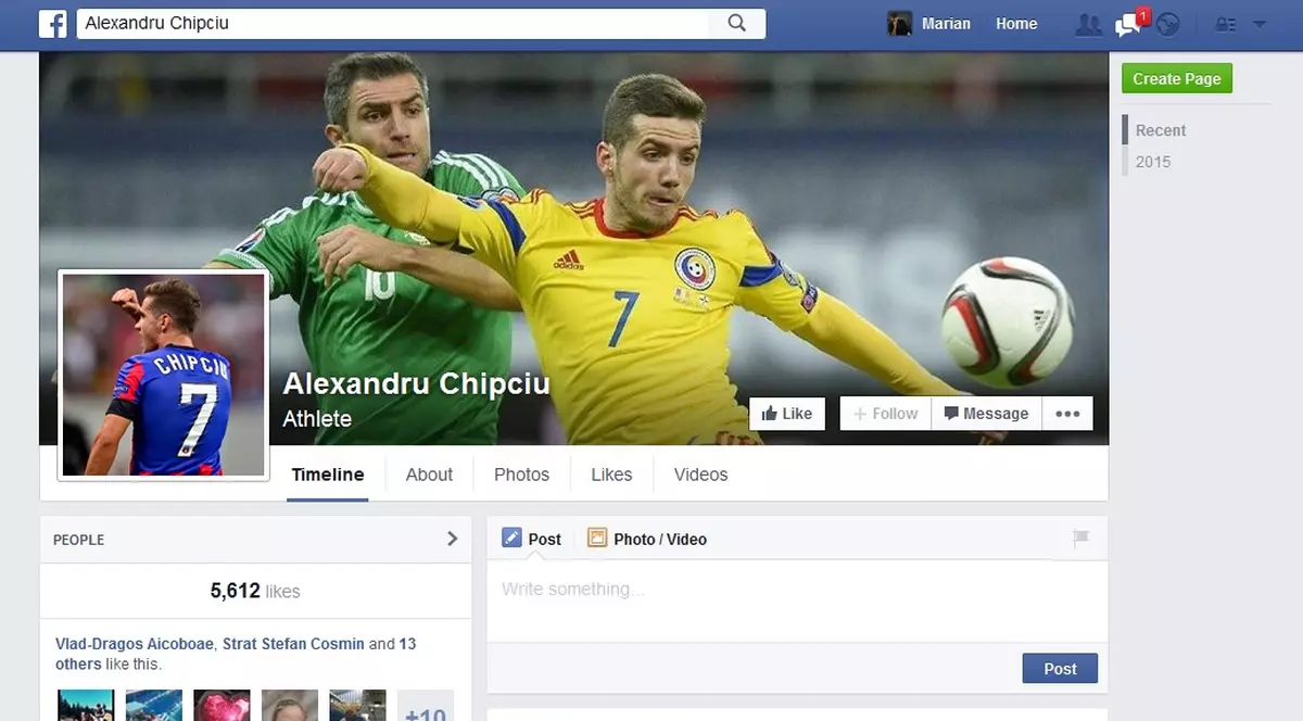 Alex Chipciu îi caută pe suporterii echipei Steaua în lumea virtuală