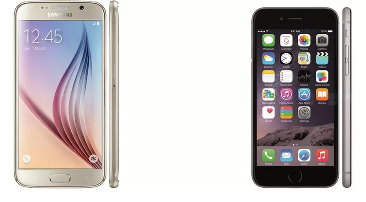 COMPARAȚIA PERFECTĂ! Samsung Galaxy S6 versus IPhone 6 