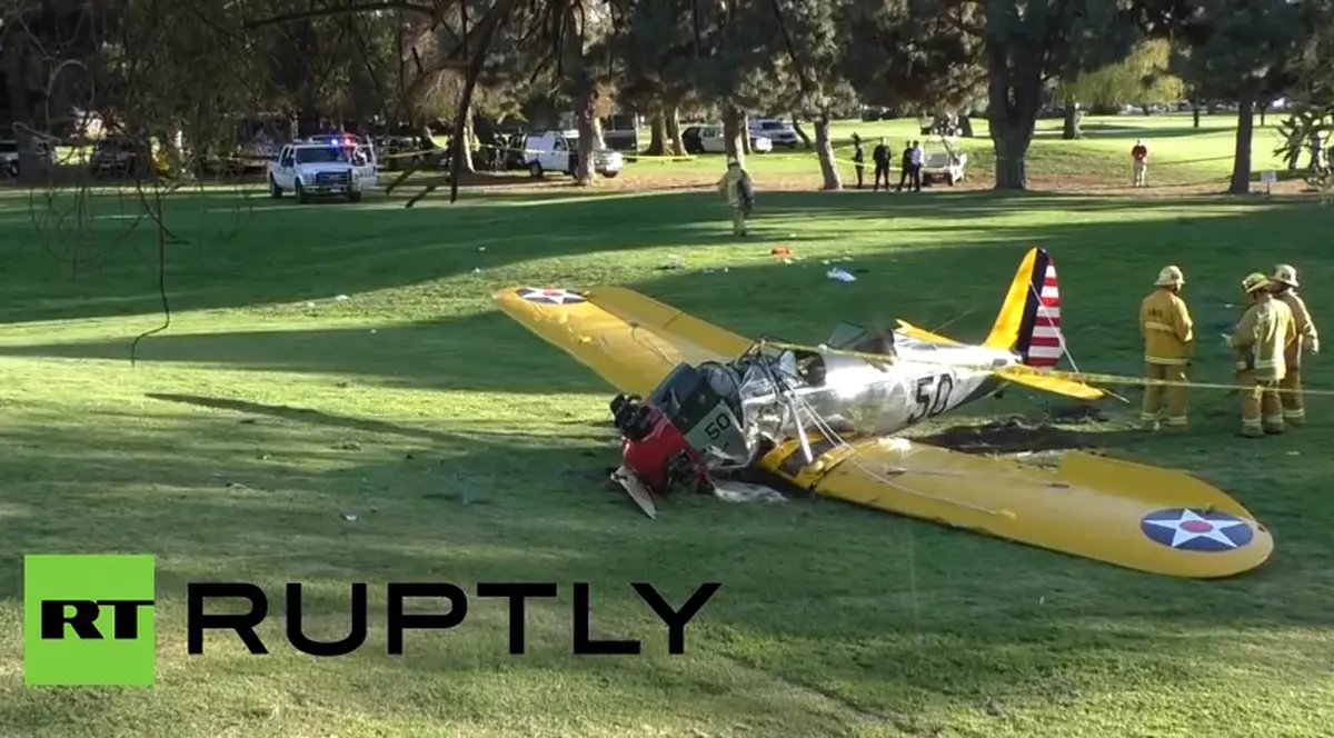 HARRISON FORD A CĂZUT CU AVIONUL! Actorul, grav rănit