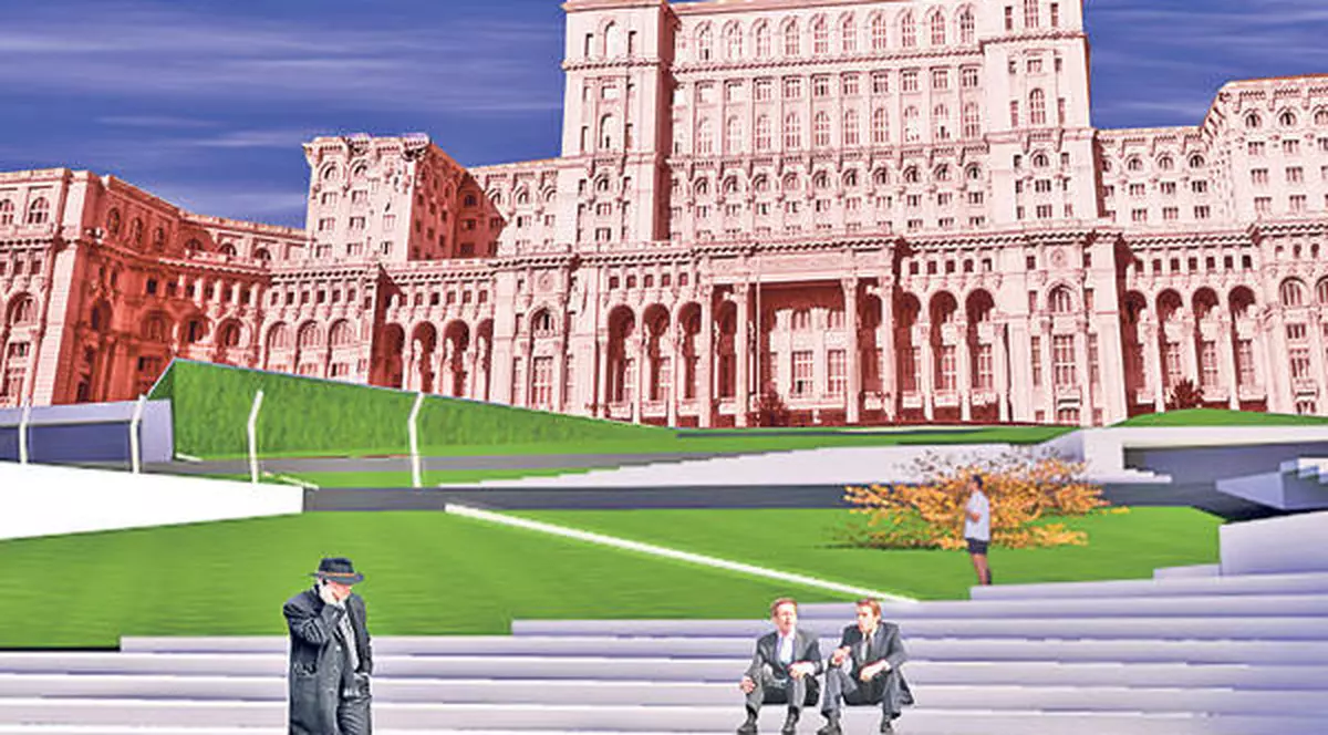 Exclusiv! SENZAȚIONAL! Casa Poporului s-a umplut de porci,oi și vaci.FOTO!