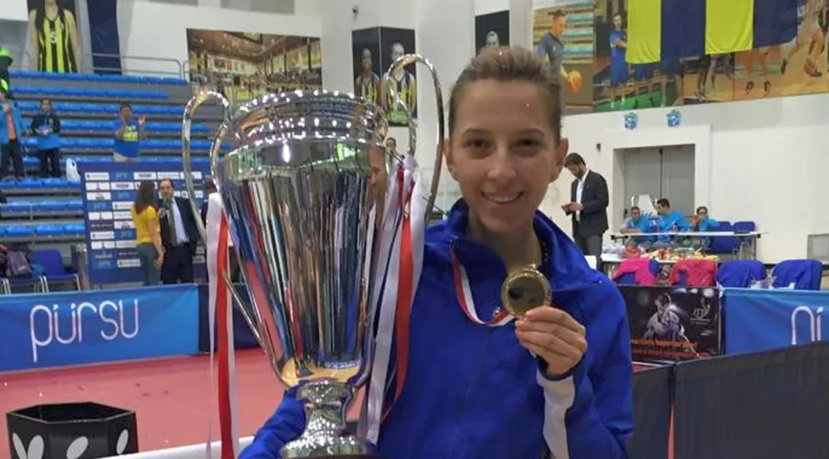 Eliza Samara a triumfat în Liga Campionilor la tenis de masă / VIDEO