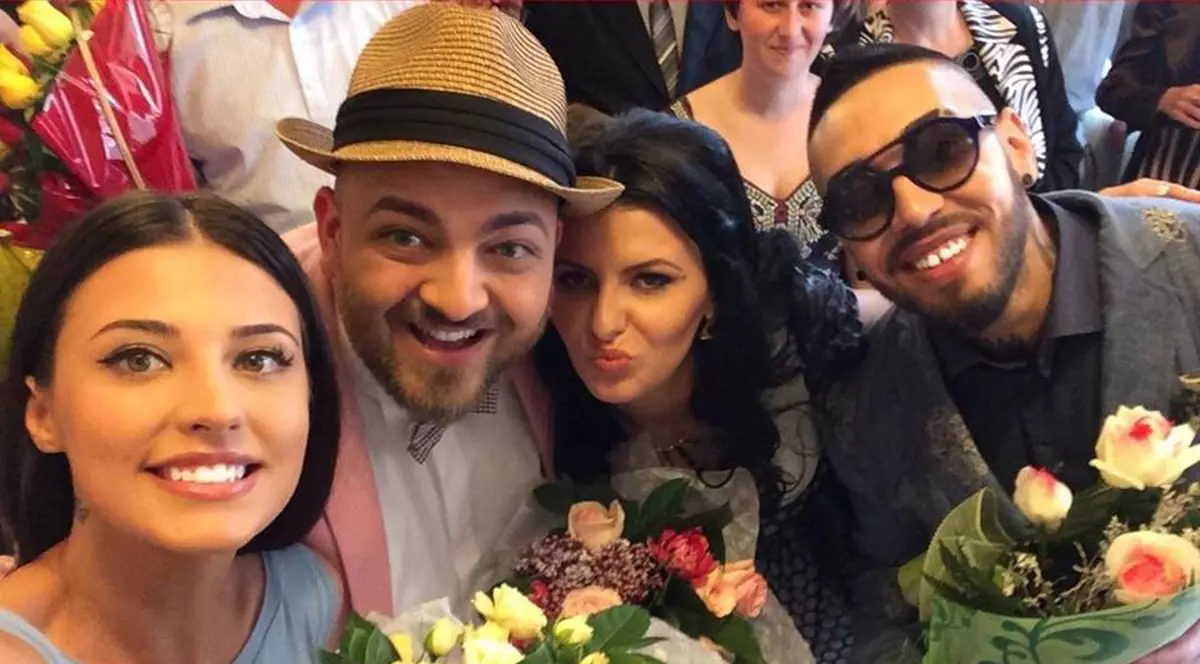 Prima fotografie cu Antonia și Velea alături de finii lor 