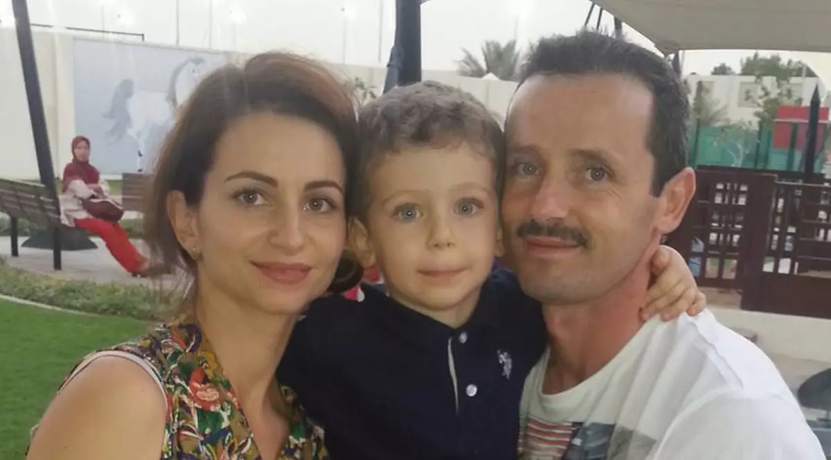 Simona și Marius Urzică și-au aniversat băiatul în... deșert!