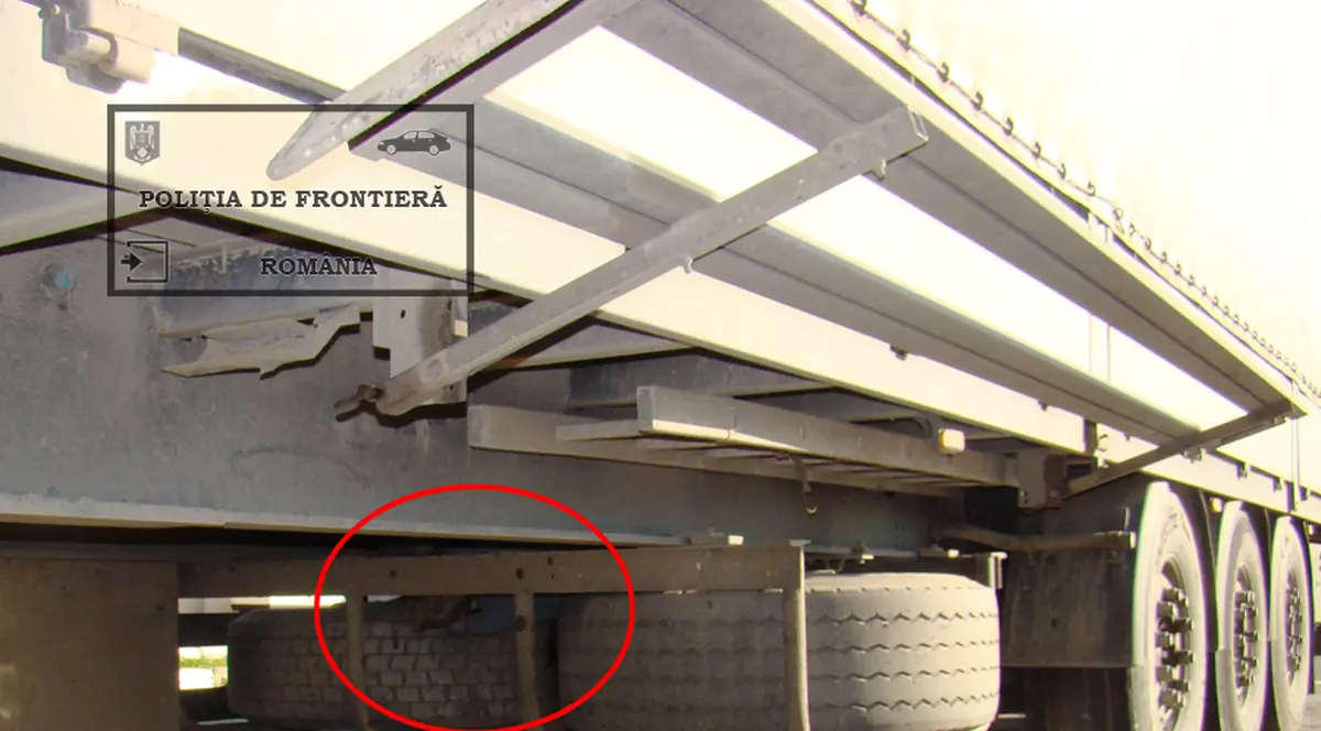 Unde se mai ascund MIGRANȚII ca să-i FENTEZE pe polițiști. Sub...