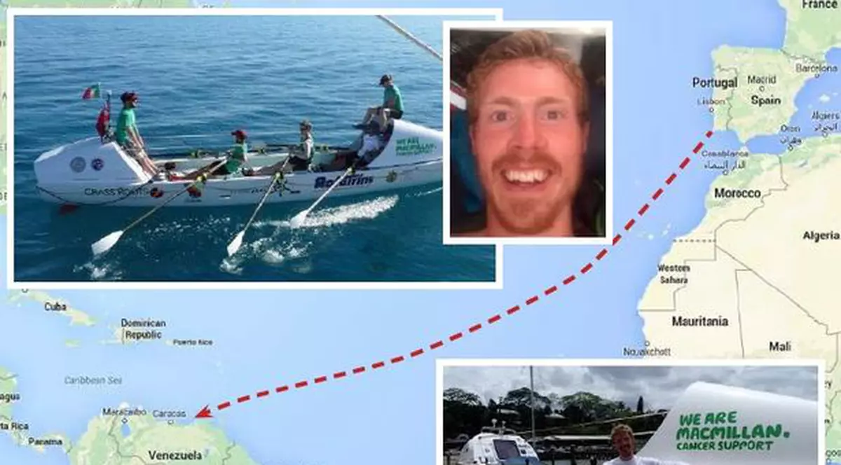Un supraviețuitor al cancerului a stabilit recordul lumii la trecerea Atlanticului într-o barcă cu vâsle