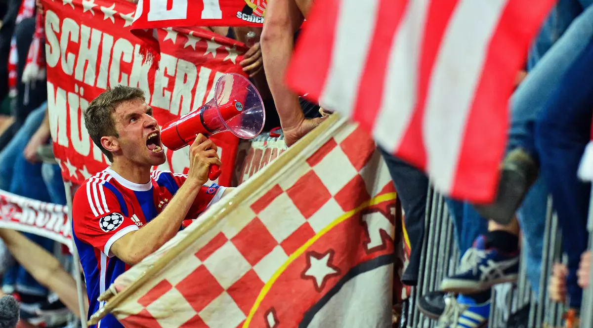Atacantul lui Bayern, Thomas Mueller, s-a făcut lider de galerie